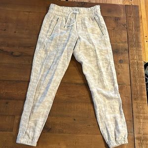 Athleta linen joggers